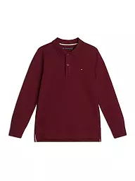 TOMMY HILFIGER | Jungen Poloshirt | Rouge foncé