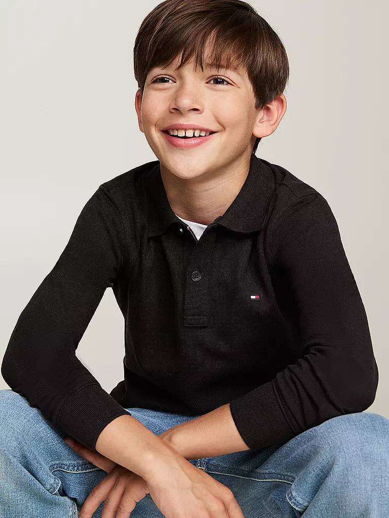 TOMMY HILFIGER | Jungen Poloshirt | Noir