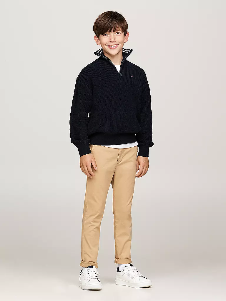 TOMMY HILFIGER | Jungen Pullover  | Bleu foncé