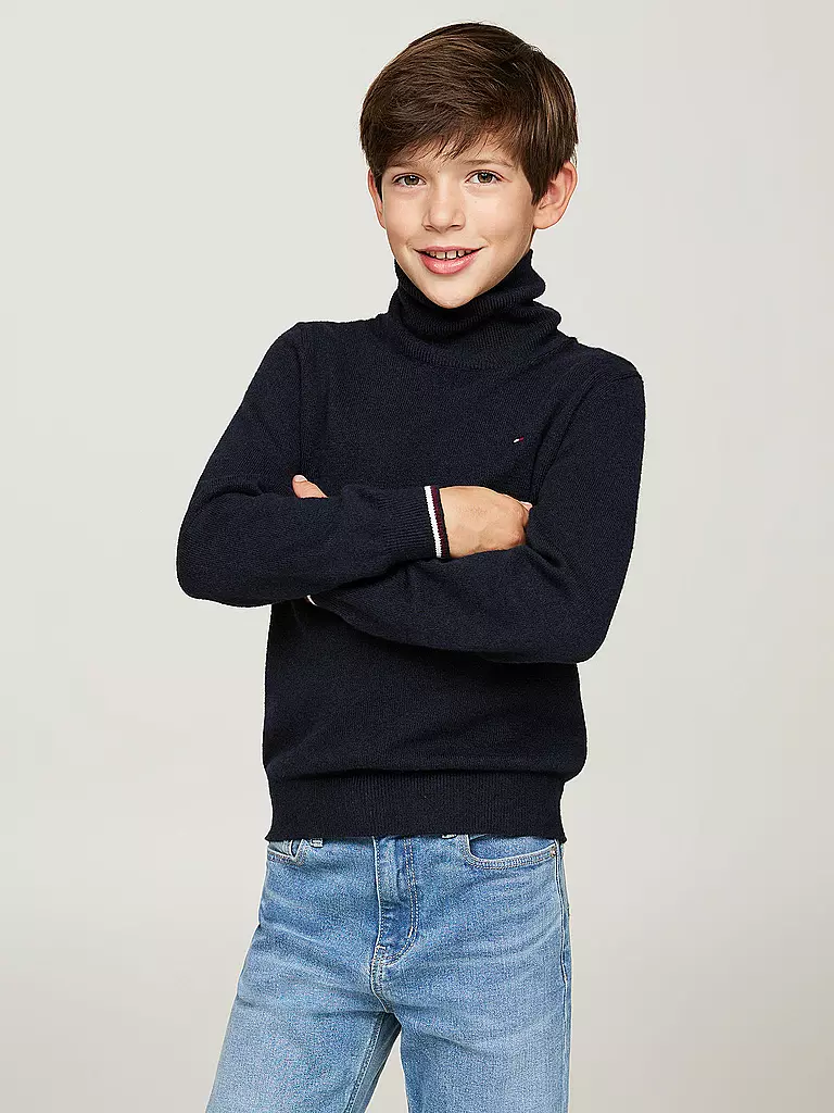 TOMMY HILFIGER | Jungen Pullover | Bleu foncé