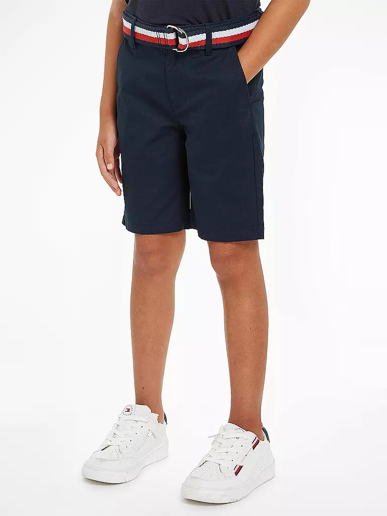 TOMMY HILFIGER | Jungen Shorts  | Bleu foncé