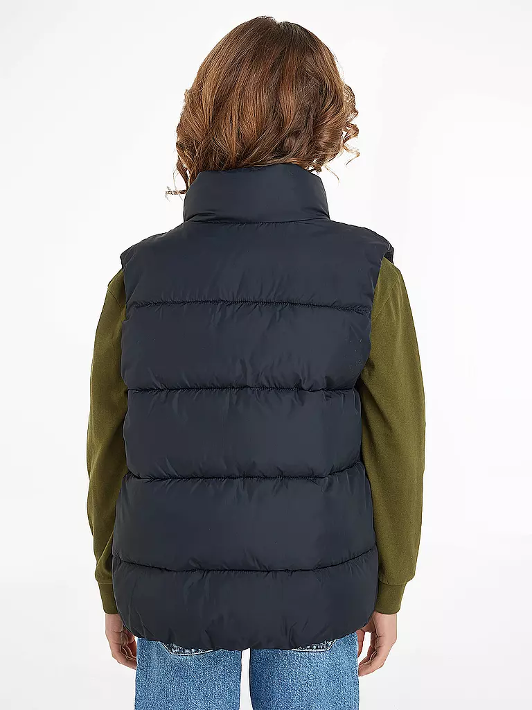TOMMY HILFIGER | Jungen Steppgilet | Bleu foncé