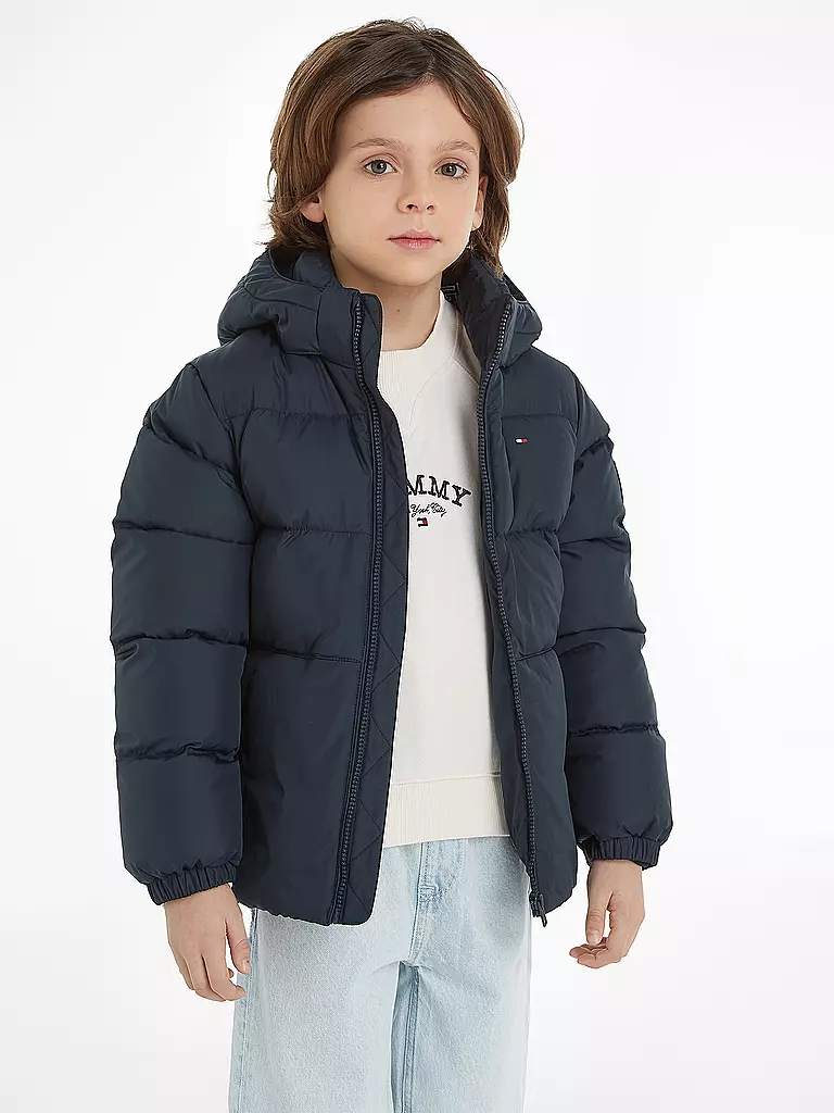 TOMMY HILFIGER | Jungen Steppjacke | Bleu foncé