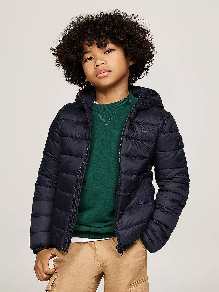 TOMMY HILFIGER | Jungen Steppjacke | Bleu foncé