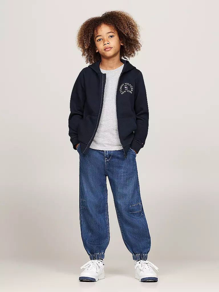 TOMMY HILFIGER | Jungen Sweatjacke | Bleu foncé