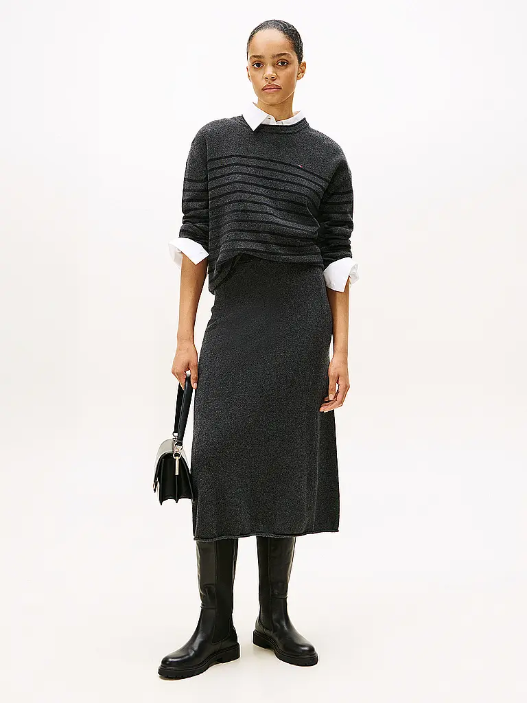 TOMMY HILFIGER | Jupe midi | grau