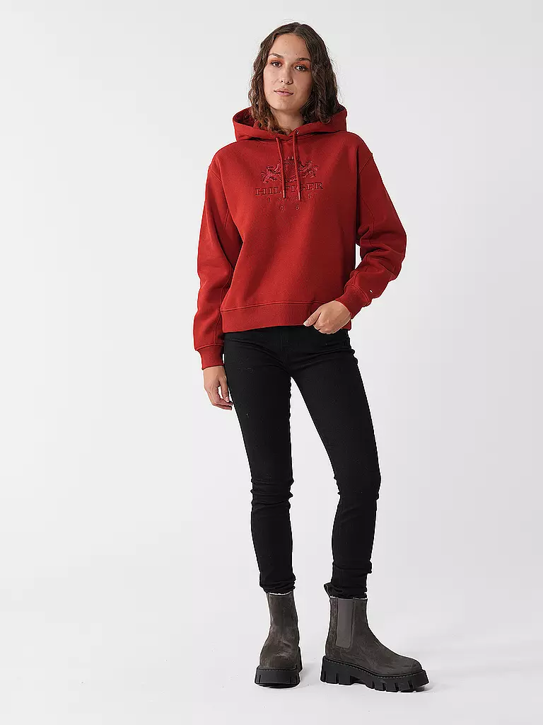 TOMMY HILFIGER | Kapuzenpullover - Hoodie | Rouge