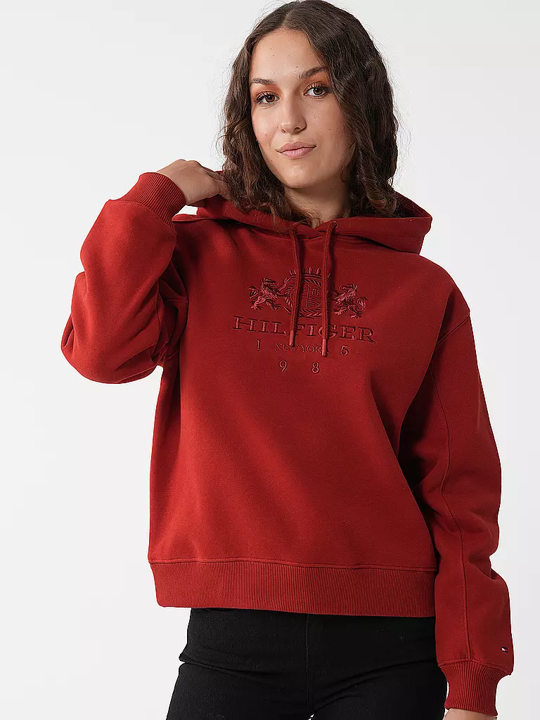 TOMMY HILFIGER | Kapuzenpullover - Hoodie | Rouge