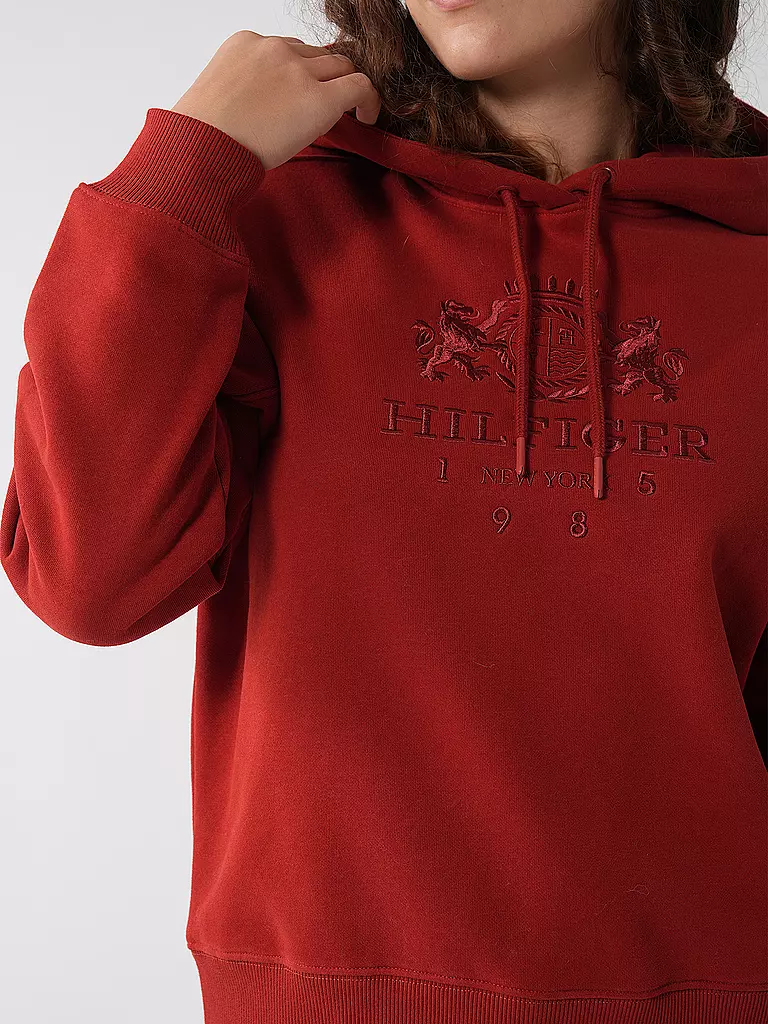TOMMY HILFIGER | Kapuzenpullover - Hoodie | Rouge