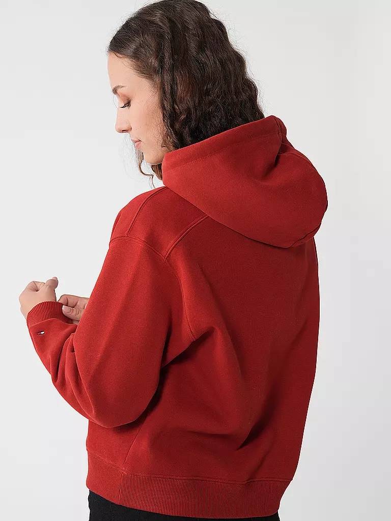 TOMMY HILFIGER | Kapuzenpullover - Hoodie | Rouge