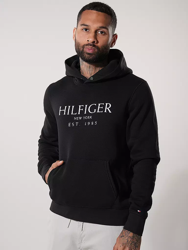 TOMMY HILFIGER | Kapuzensweater - Hoodie | Noir