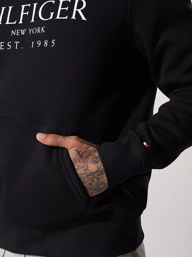 TOMMY HILFIGER | Kapuzensweater - Hoodie | Noir