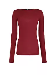 TOMMY HILFIGER | Langarmshirt | Rouge foncé