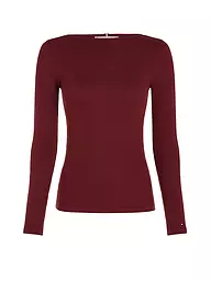 TOMMY HILFIGER | Langarmshirt | Rouge foncé