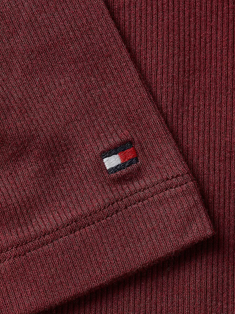 TOMMY HILFIGER | Langarmshirt | Rouge foncé