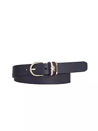 TOMMY HILFIGER | Ledergürtel | Bleu foncé