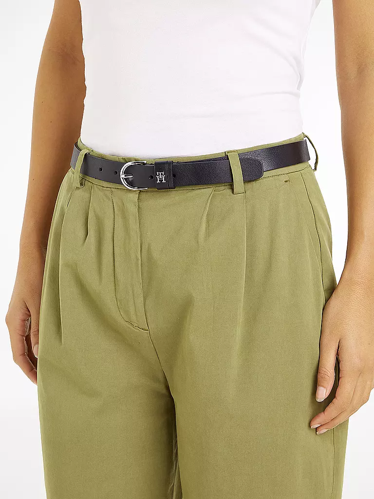 TOMMY HILFIGER | Ledergürtel | Noir