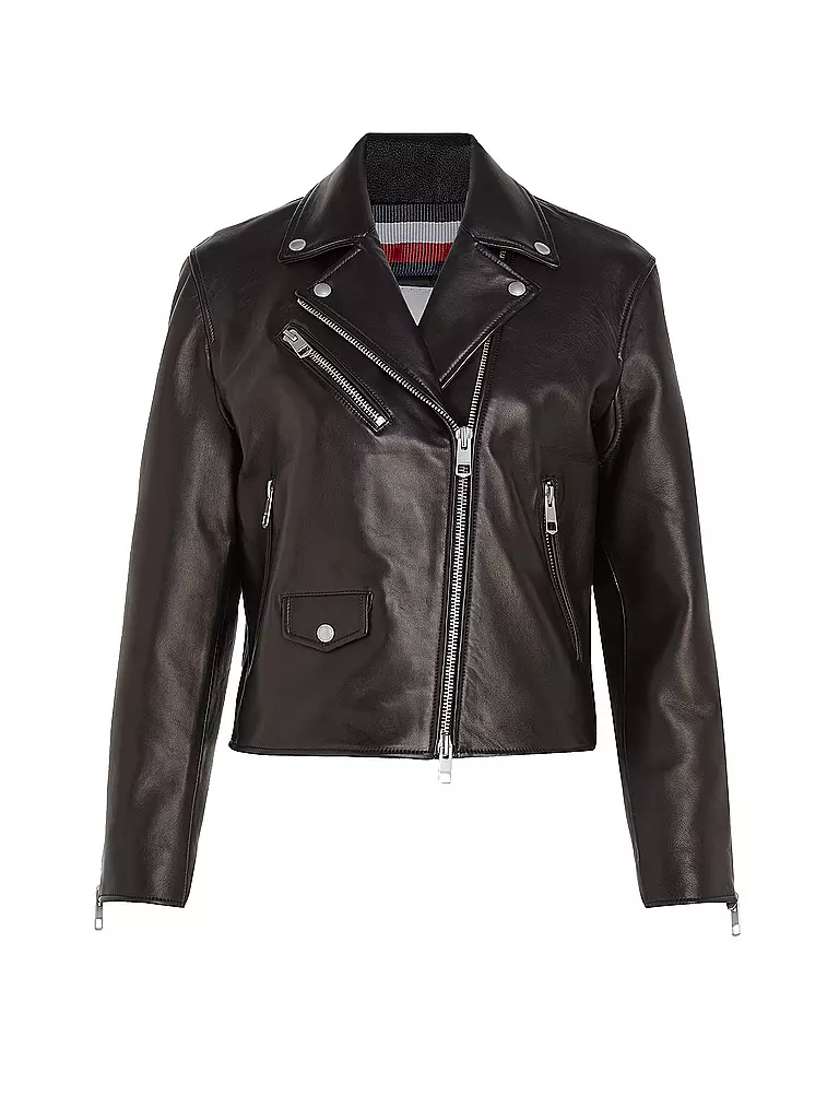 TOMMY HILFIGER | Lederjacke | Noir