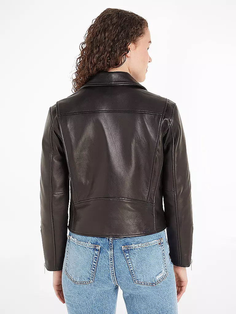 TOMMY HILFIGER | Lederjacke | Noir
