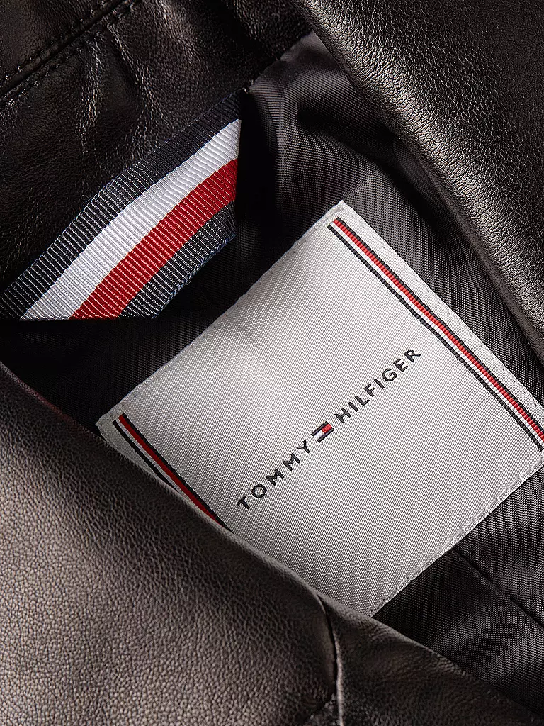 TOMMY HILFIGER | Lederjacke | Noir