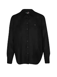 TOMMY HILFIGER | Leinenbluse | Noir