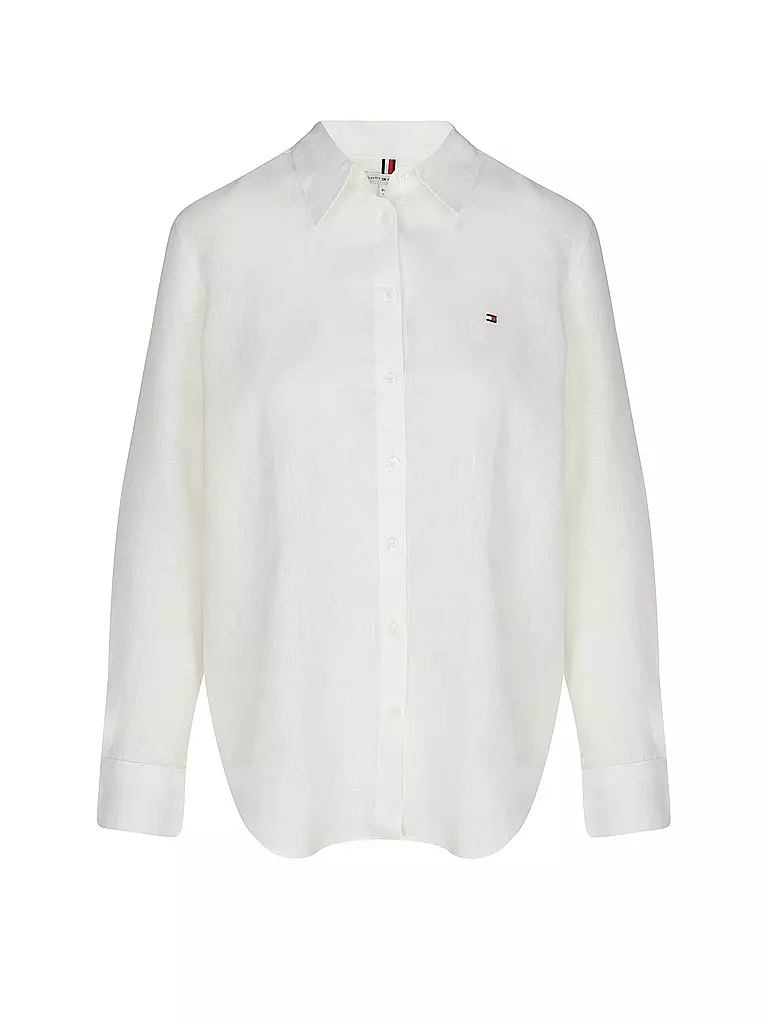 TOMMY HILFIGER | Leinenbluse | Blanc