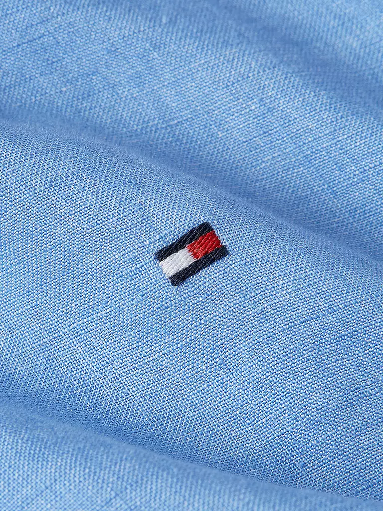 TOMMY HILFIGER | Leinenhemd  | Bleu clair
