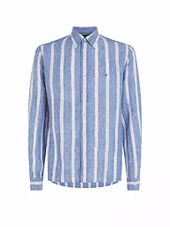 TOMMY HILFIGER | Leinenhemd Slim Fit  | Bleu clair
