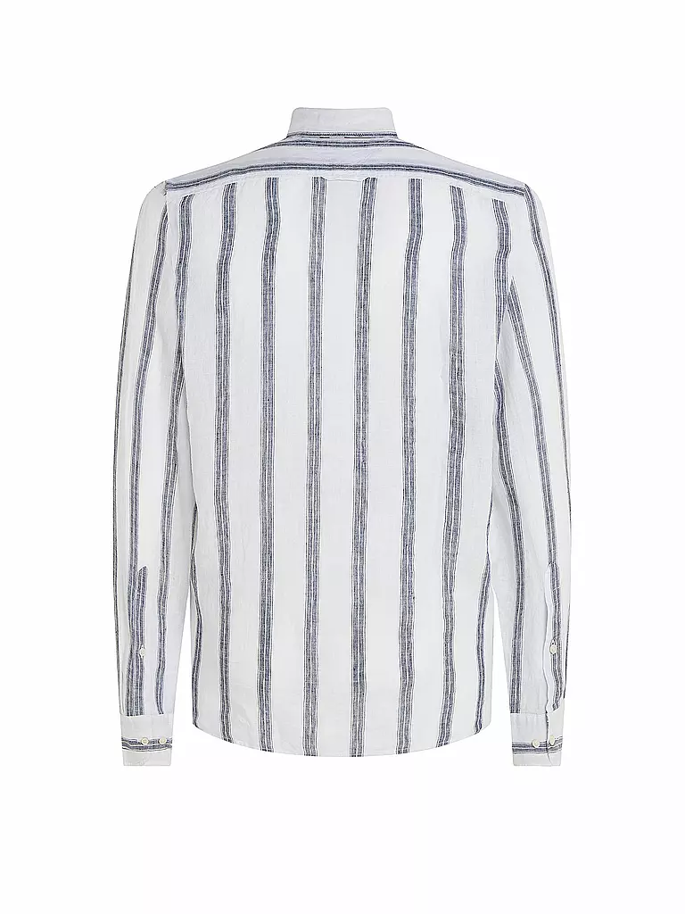 TOMMY HILFIGER | Leinenhemd Slim Fit  | Blanc