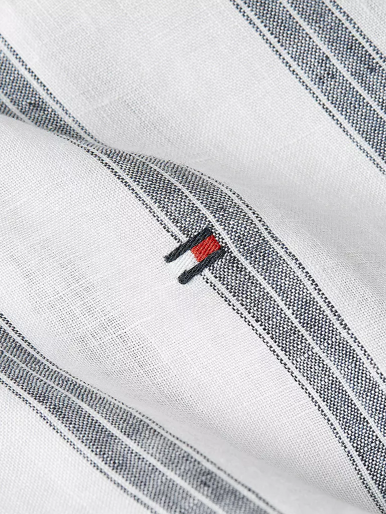TOMMY HILFIGER | Leinenhemd Slim Fit  | Blanc