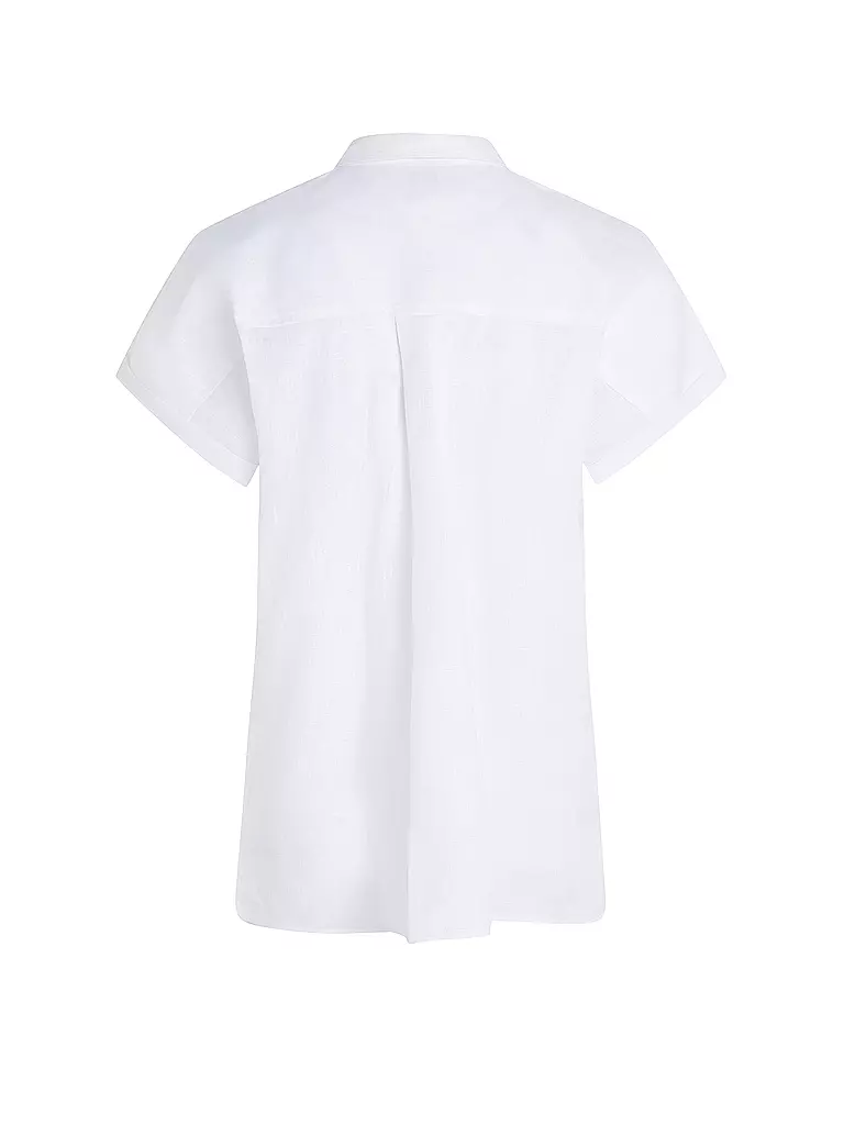 TOMMY HILFIGER | Leinenhemd | Blanc