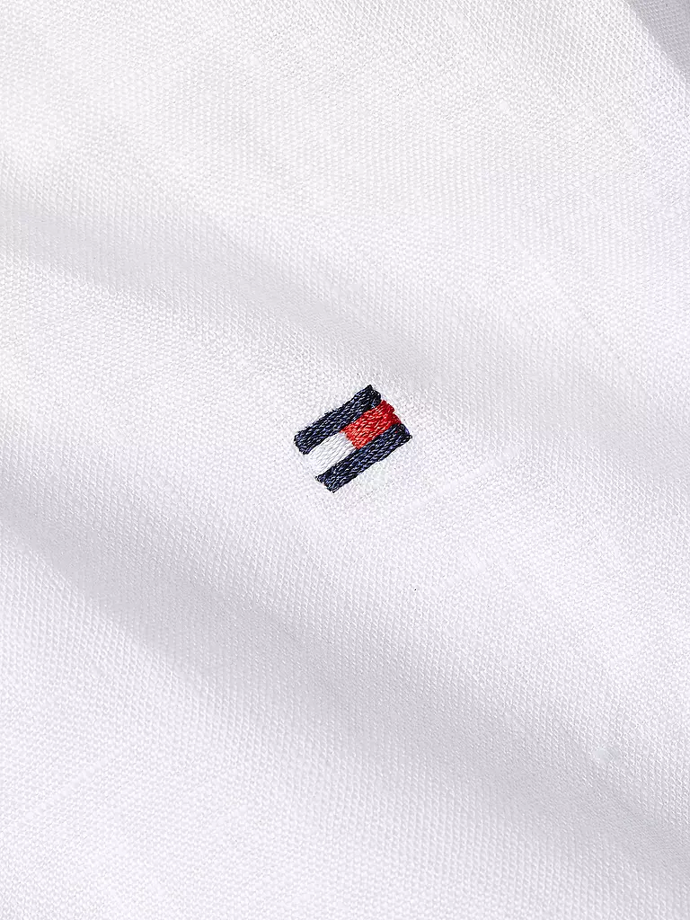 TOMMY HILFIGER | Leinenhemd | Blanc