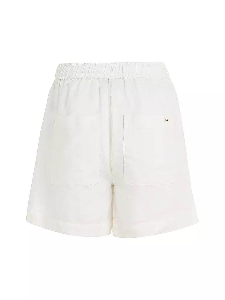 TOMMY HILFIGER | Leinenshorts | Blanc