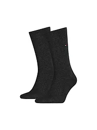 TOMMY HILFIGER | Lot de 2 paires de chaussettes anthracite mela | Gris