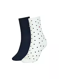 TOMMY HILFIGER | Socken 2er-Pkg. midnight blue | Blanc