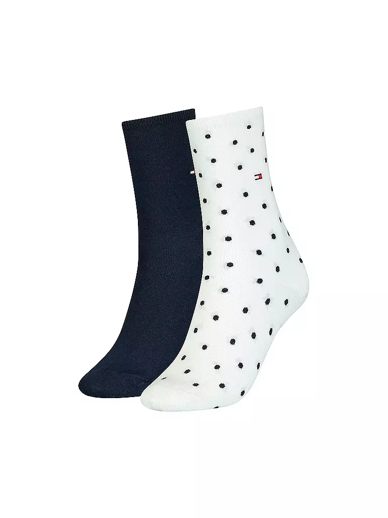 TOMMY HILFIGER | Lot de 2 paires de chaussettes blanc cassé | weiss