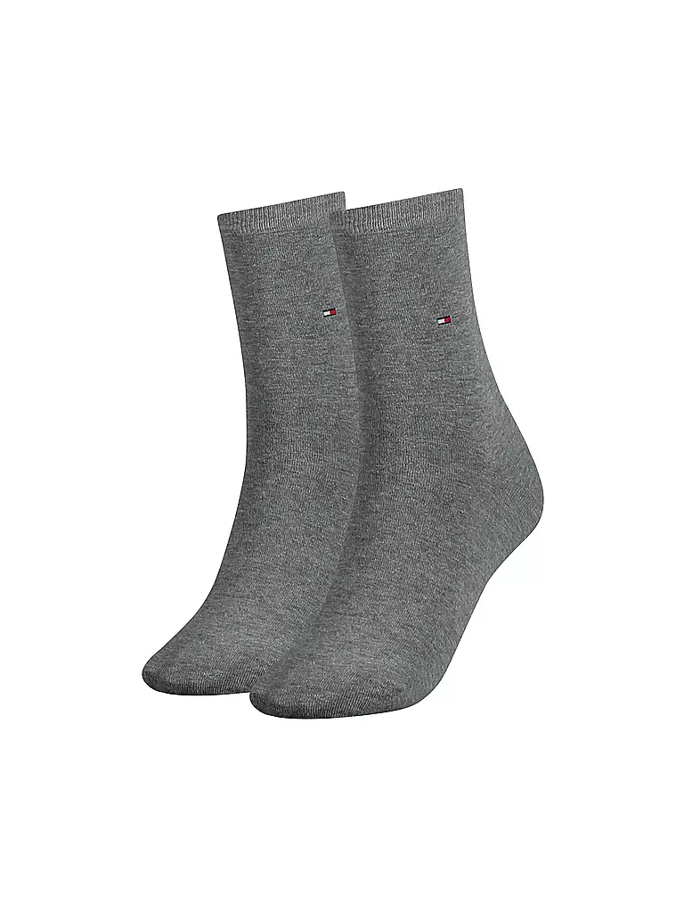 TOMMY HILFIGER | Lot de 2 paires de chaussettes gris moyen | grau