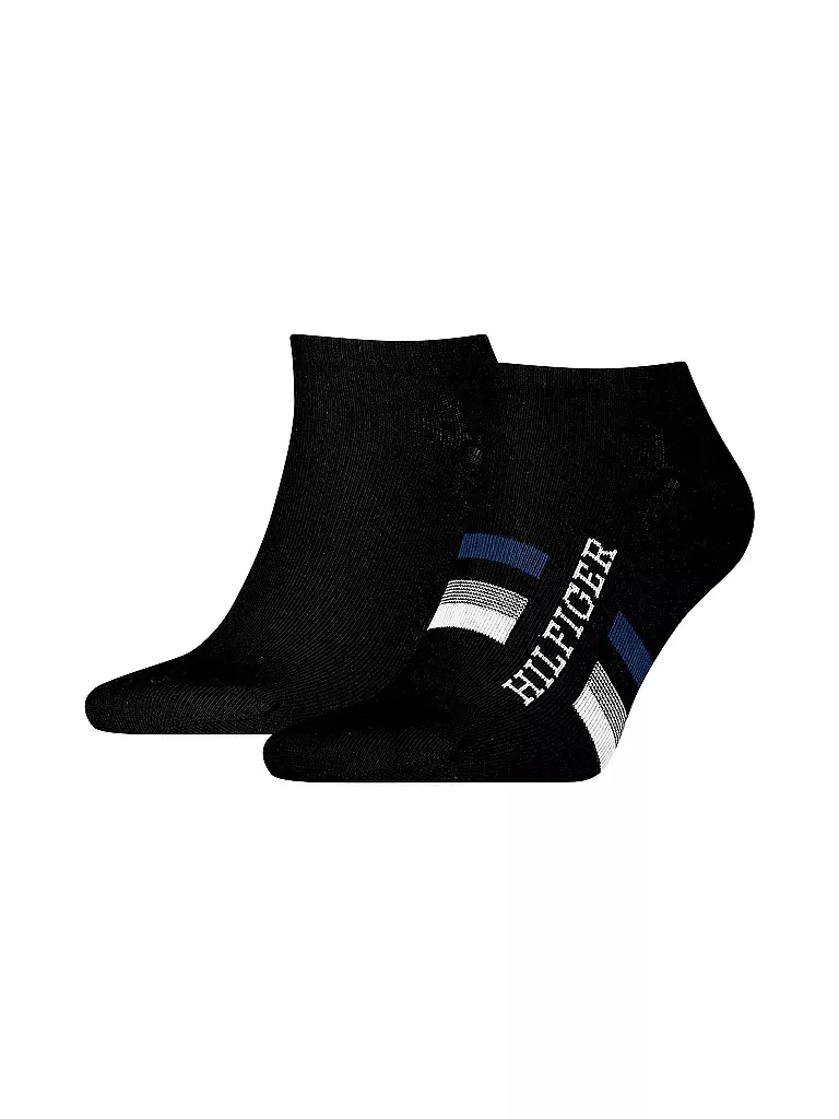 TOMMY HILFIGER | Lot de 2 paires de chaussettes noir | schwarz