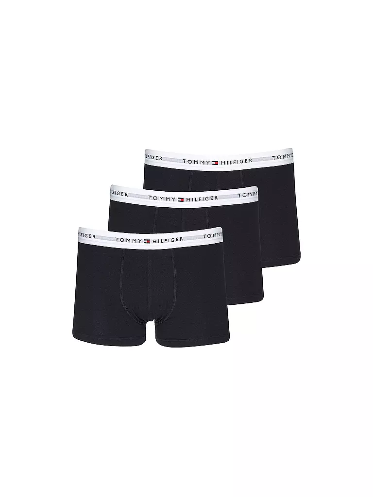 TOMMY HILFIGER | Lot de 3 boxers bleu foncé | dunkelblau