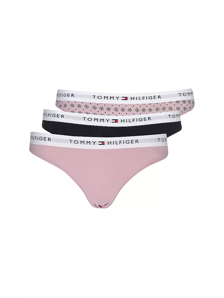 TOMMY HILFIGER | Lot de 3 slips rouge | rosa
