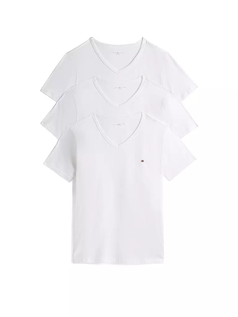 TOMMY HILFIGER | Lot de 3 T-shirts | weiss
