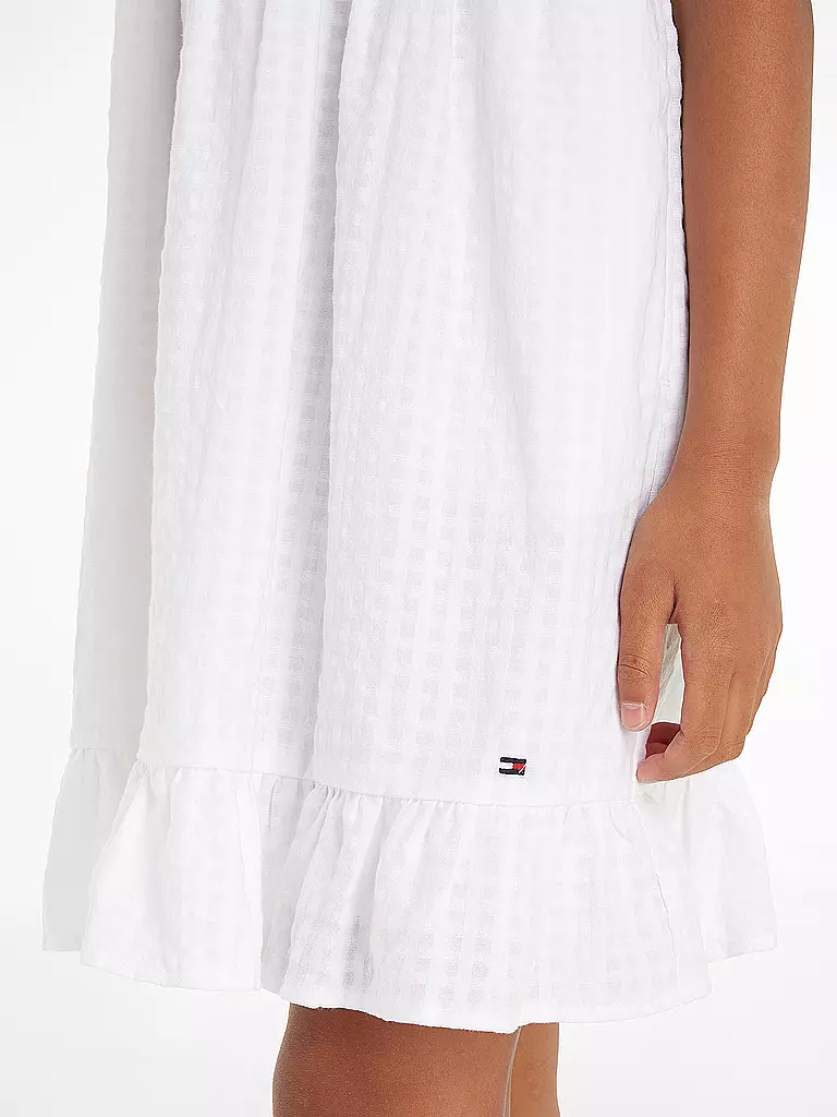 TOMMY HILFIGER | Mädchen Minikleid | Blanc