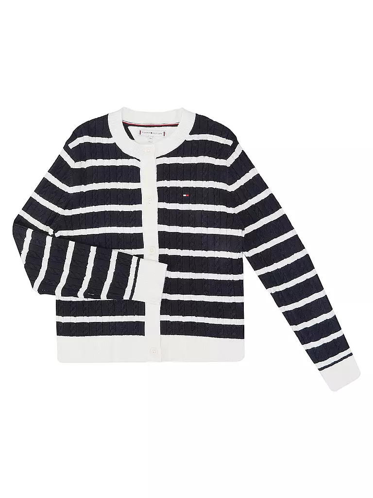 TOMMY HILFIGER | Mädchen Strickjacke  | Bleu foncé