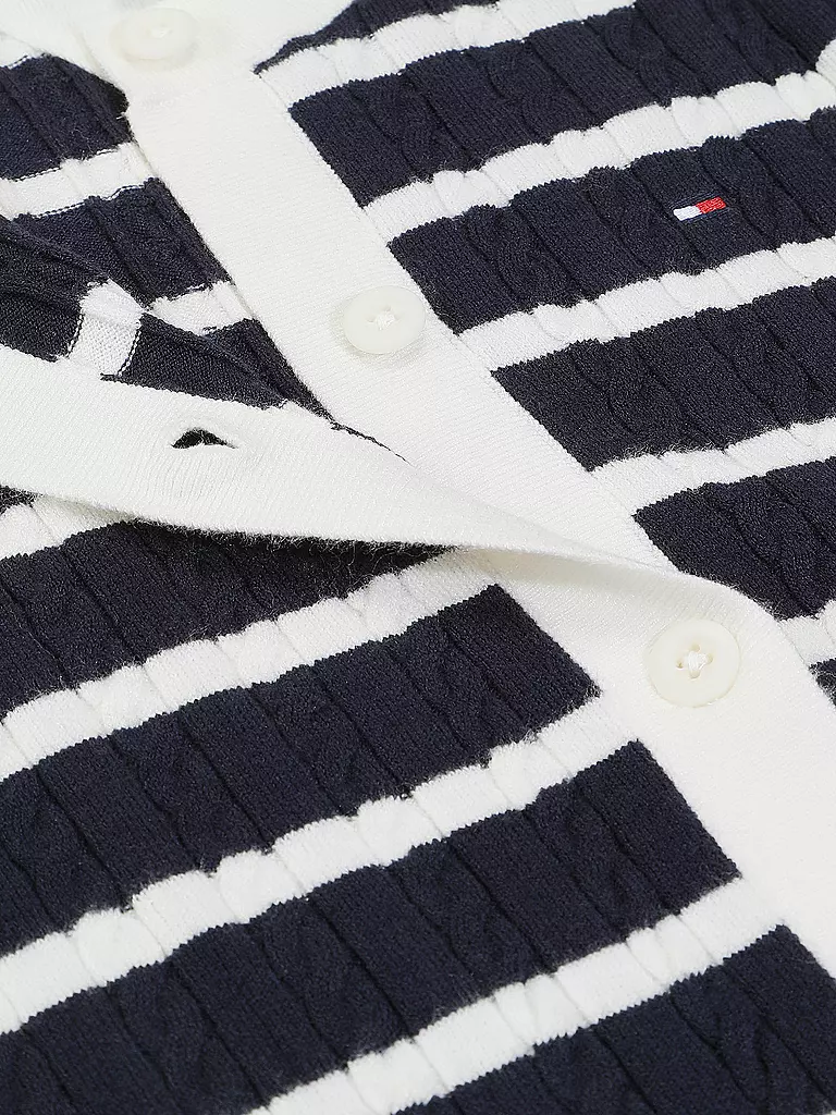 TOMMY HILFIGER | Mädchen Strickjacke  | Bleu foncé