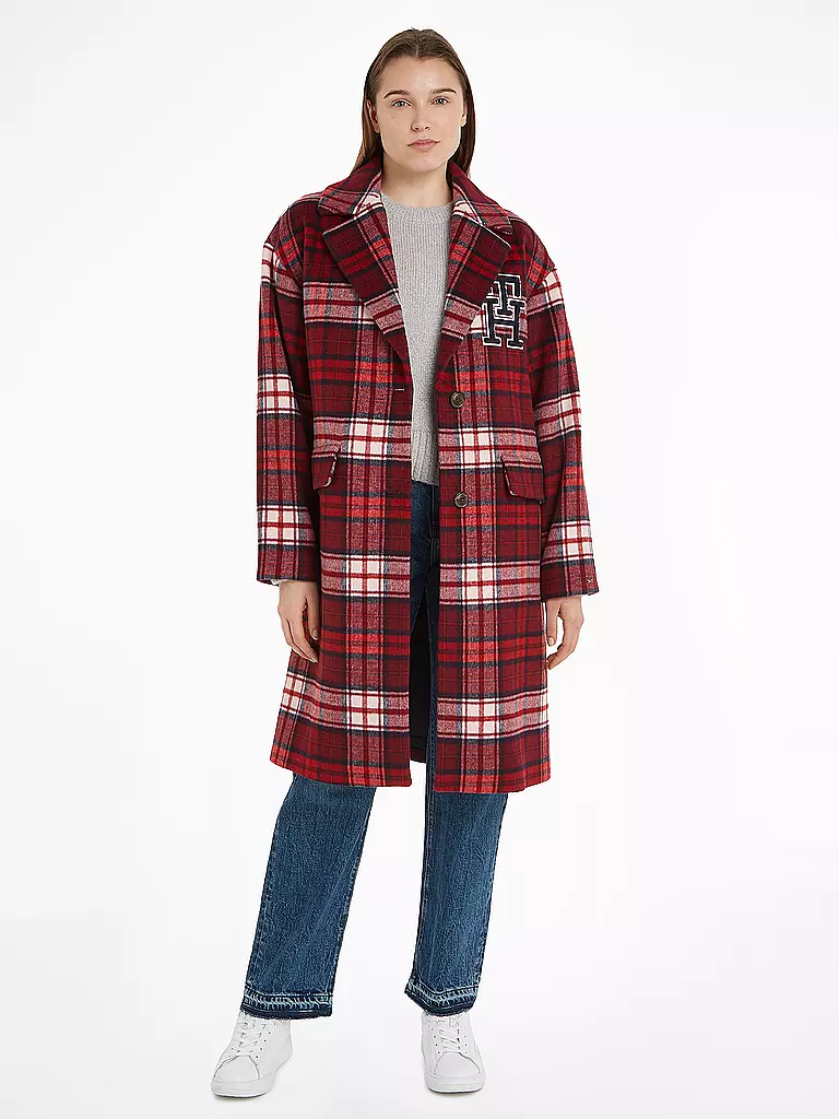 TOMMY HILFIGER | Manteau en laine | rot