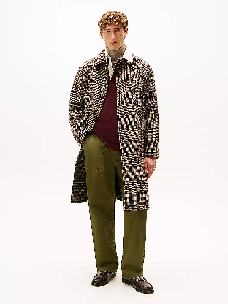 TOMMY HILFIGER | Manteau en laine | Marron