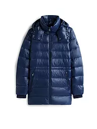TOMMY HILFIGER | Manteau matelassé en duvet | Bleu foncé