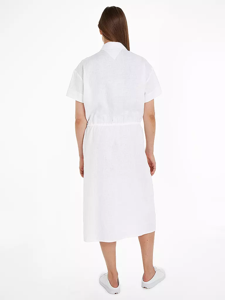 TOMMY HILFIGER | Midikleid | Blanc