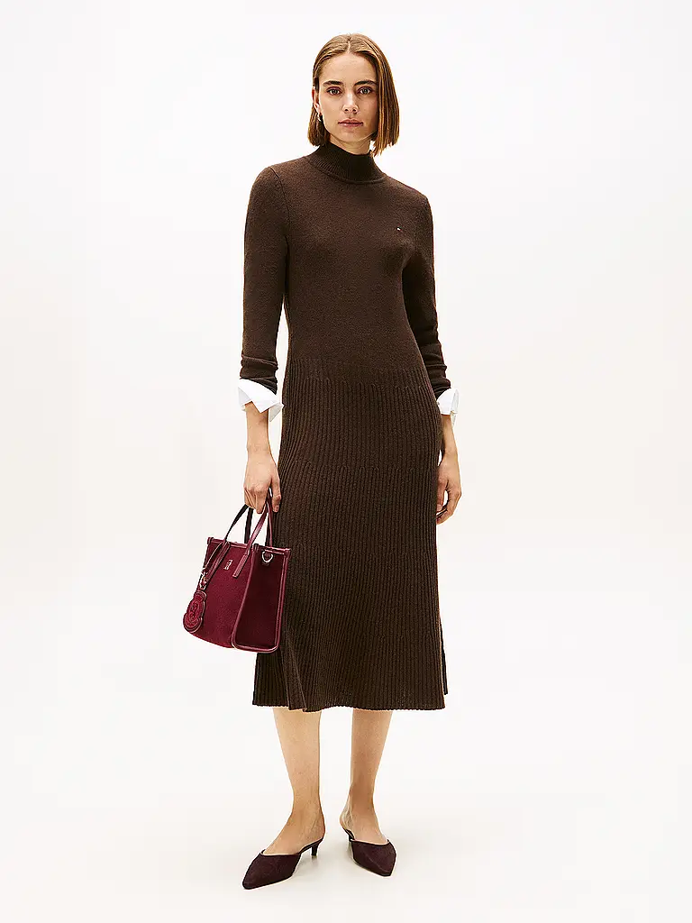 TOMMY HILFIGER | Midirobe | braun