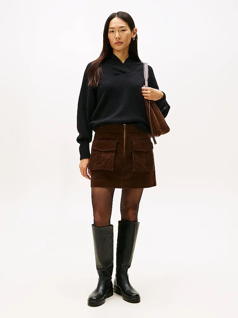 TOMMY HILFIGER | Mini-jupe | braun